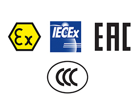 Surface environment ATEX, IECEx, EAC, CCC