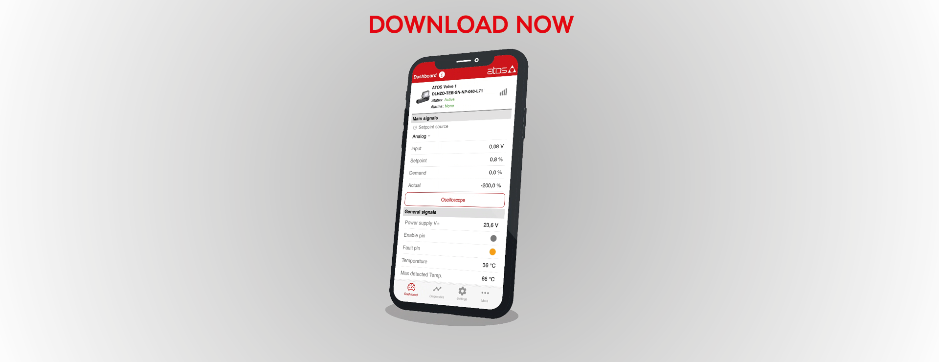 Updates for Smart App Atos CONNECT! | Atos Hydraulics EN
